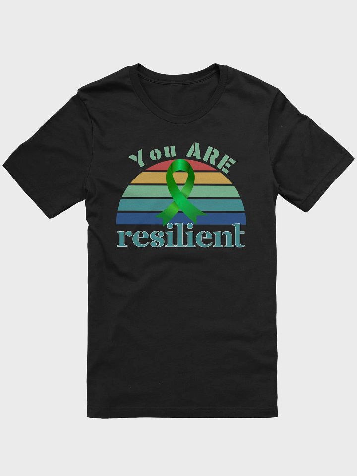 You Are Resilient, Ribbon Bella Canvas T-shirt. product image (2)