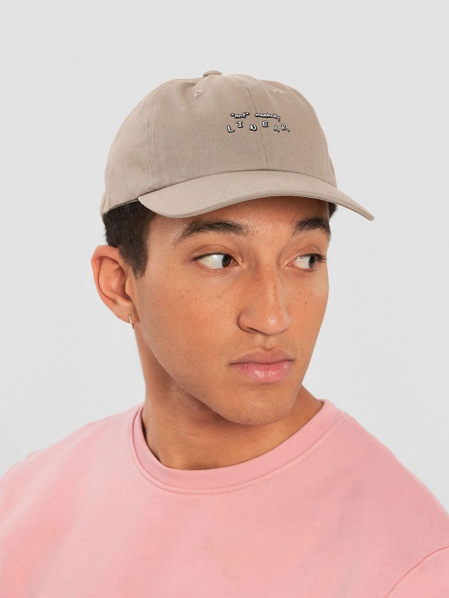 *not* mentally linear. (lined design) classic dad hat product image (70)
