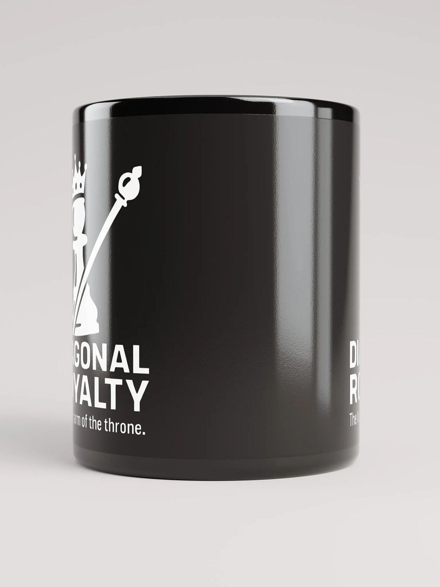 Diagonal Royalty - Black Glossy Mug product image (5)