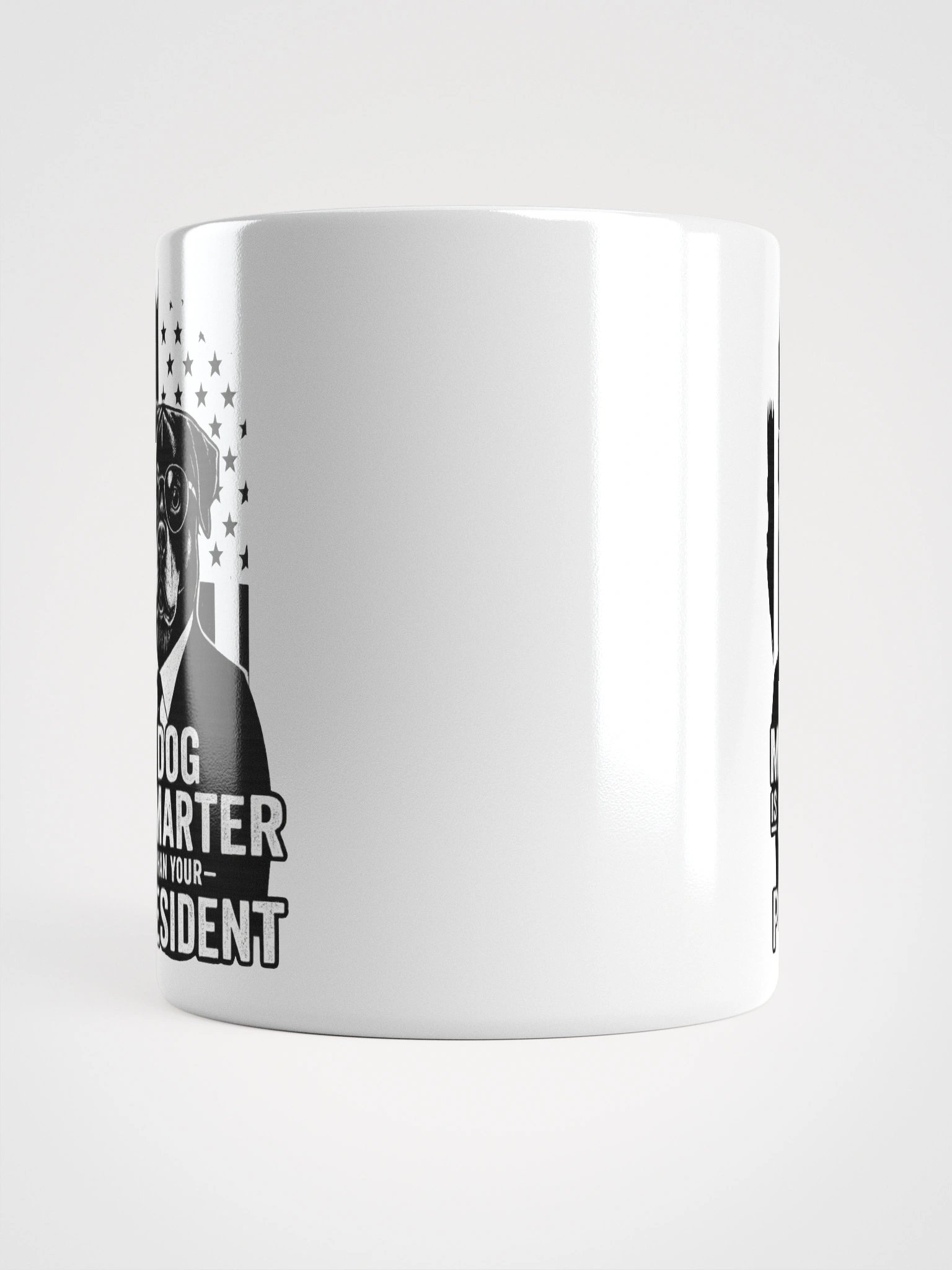 Smart Rottweiler White Glossy Mug product image (5)