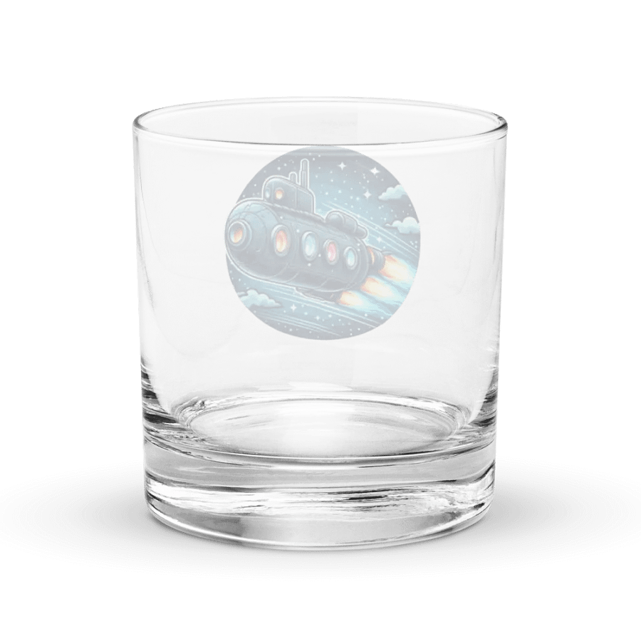 RamJet's Submarine Rocket Logo #2 Glass product image (4)