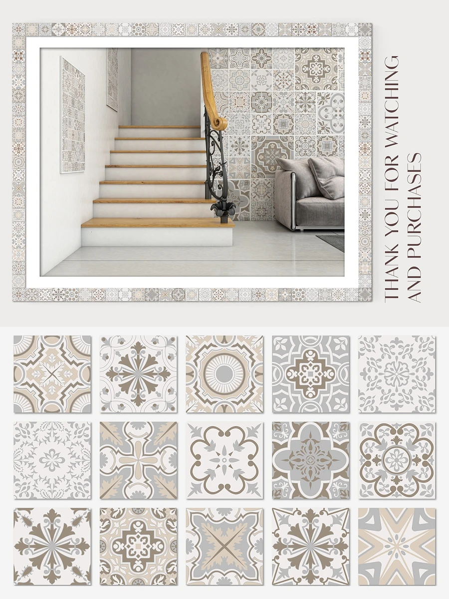 Spanish Charm - Mediterranean Vector Tiles Collection product image (10)
