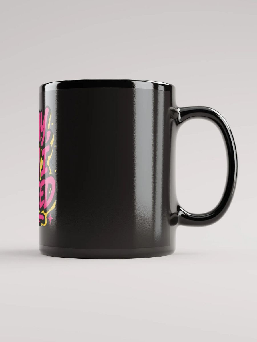 "I Pray, Then I Proceed" Black Glossy Mug product image (3)