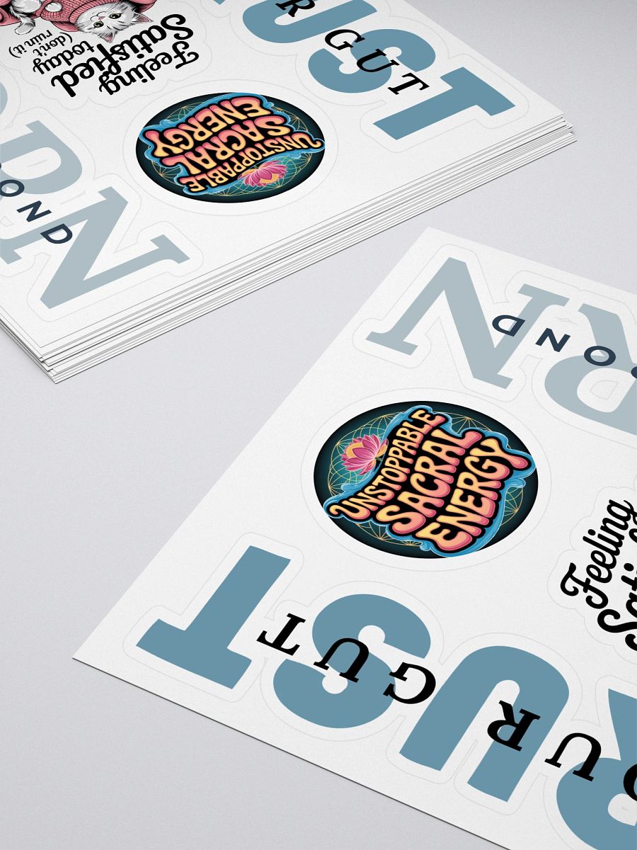 Sacral Living Human Design Generator Sticker Sheet product image (4)