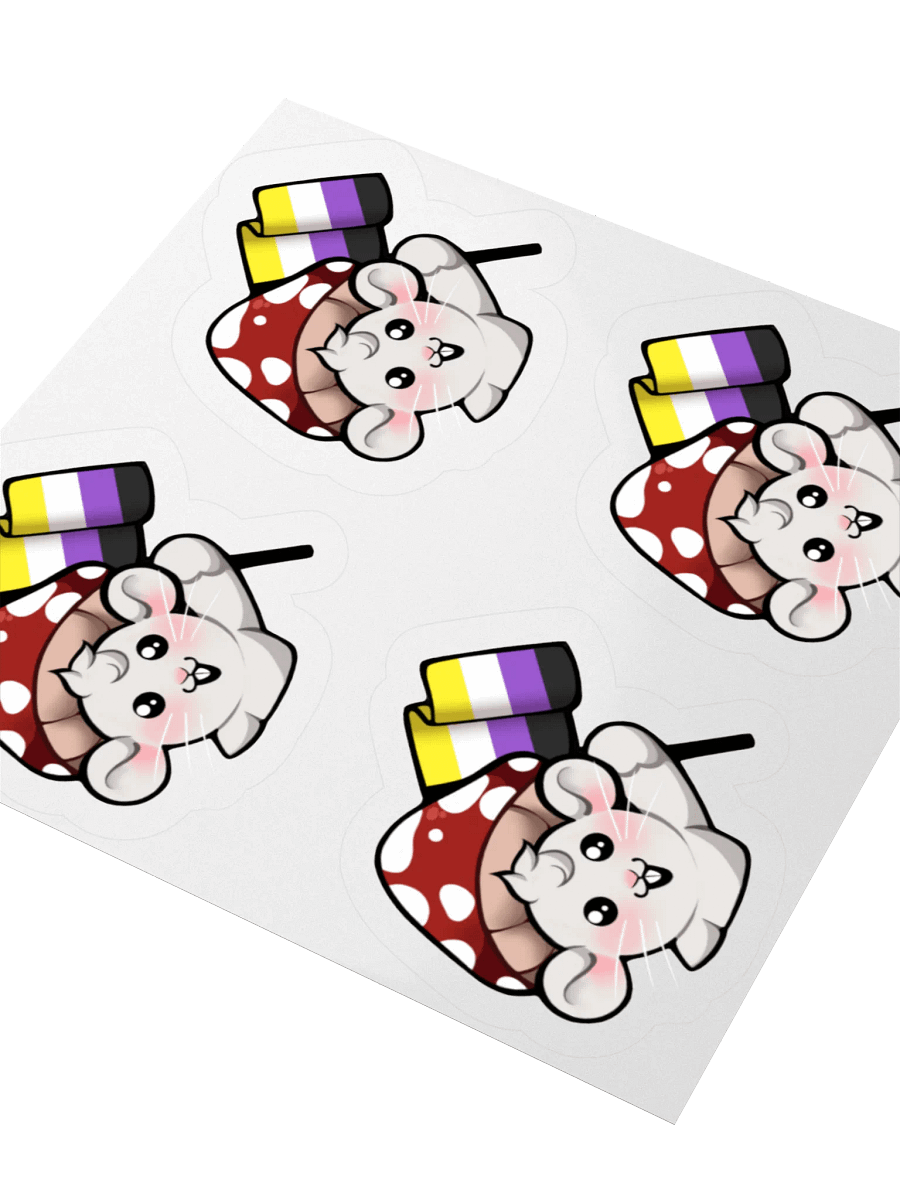Nonbinary Pride Flag Stickers product image (3)