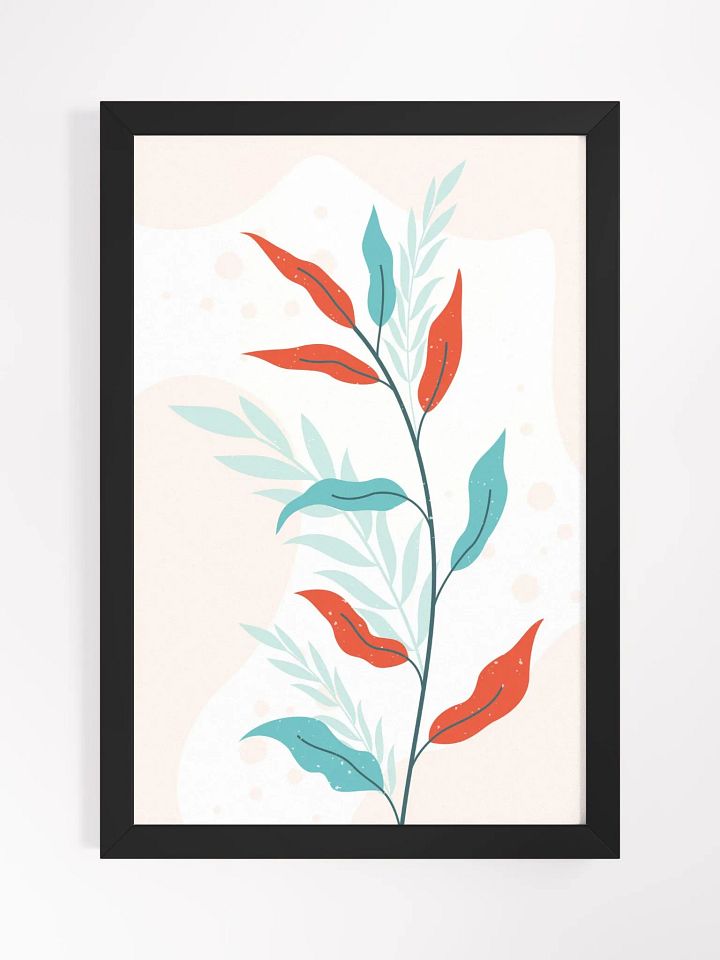 Chromatic Flora Framed Matte Poster product image (6)