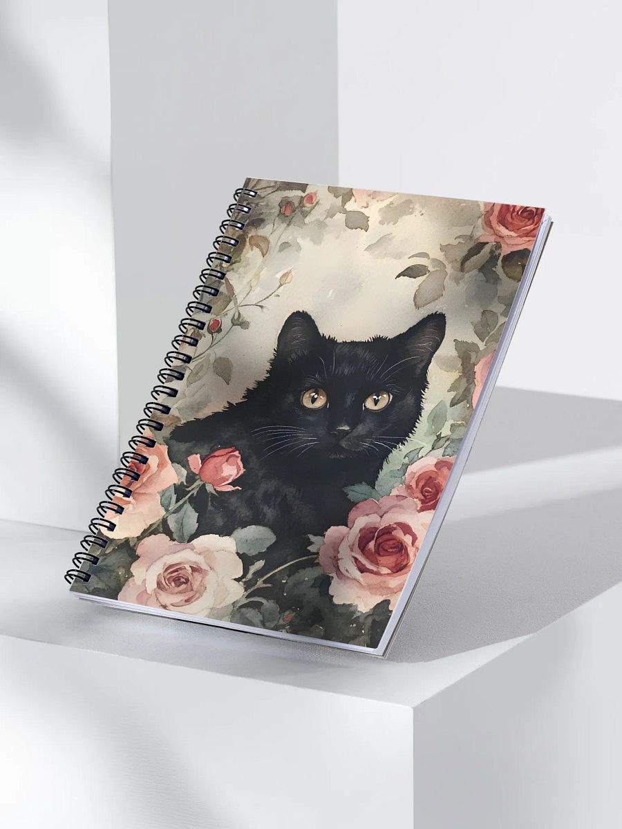 Rose Noir Spiral Notebook product image (3)