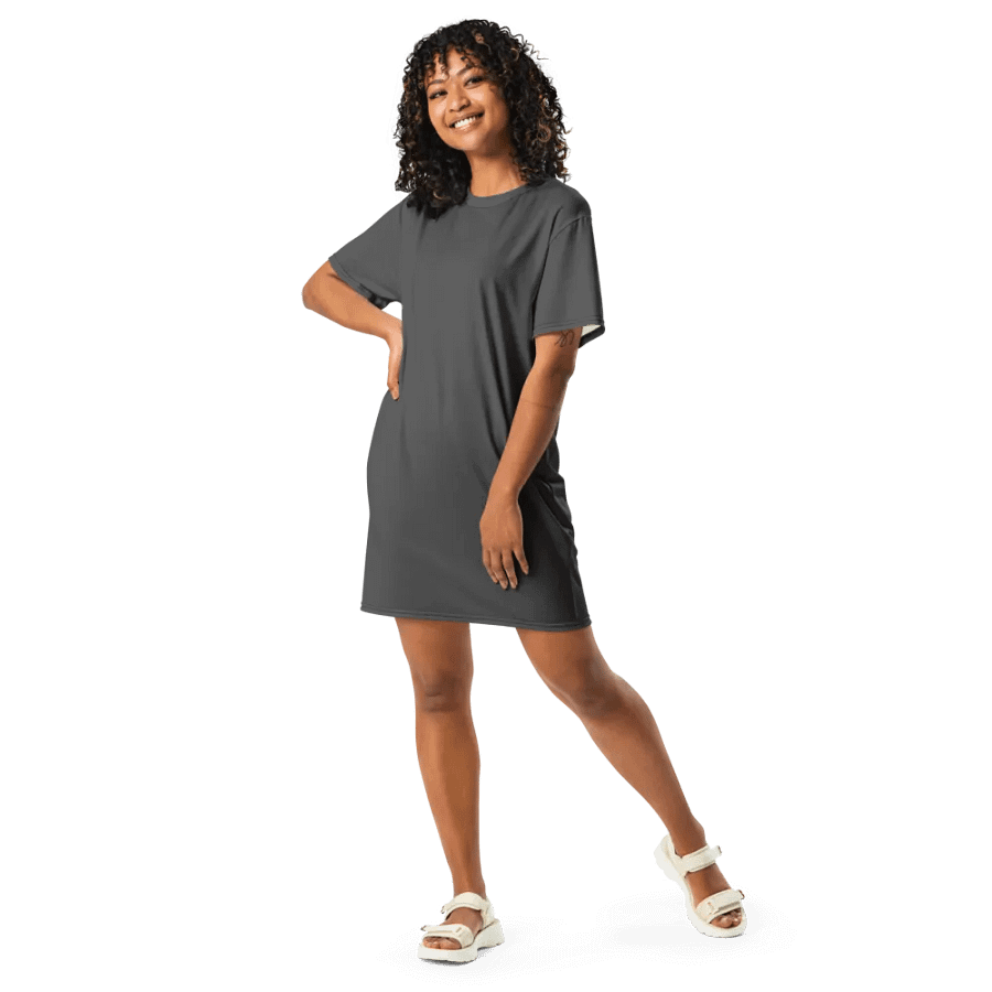 Minimalist Althleisure T-Shirt Dress product image (8)