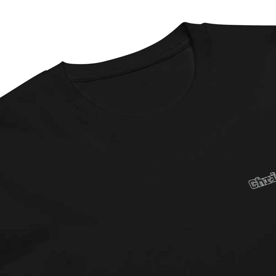 Christina - Embroidered - Unisex Premium T-Shirt - Black HApex Gear Black Logo product image (5)