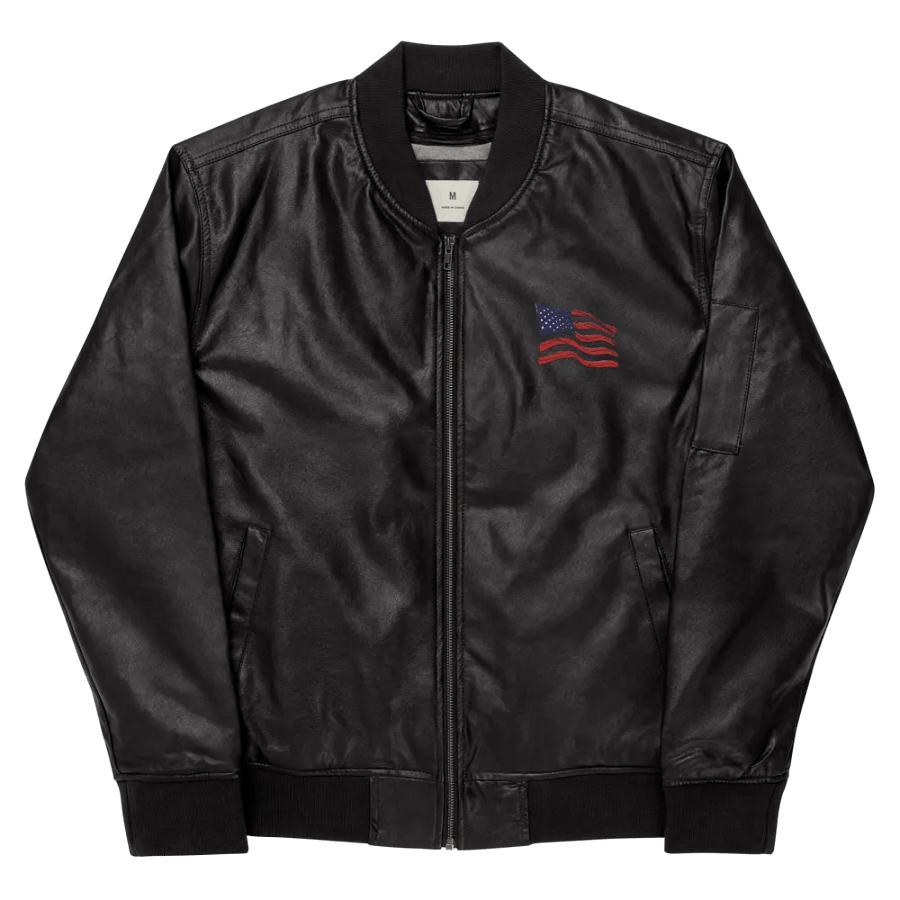 USA Flag Line Art Design Bomber Jacket product image (9)