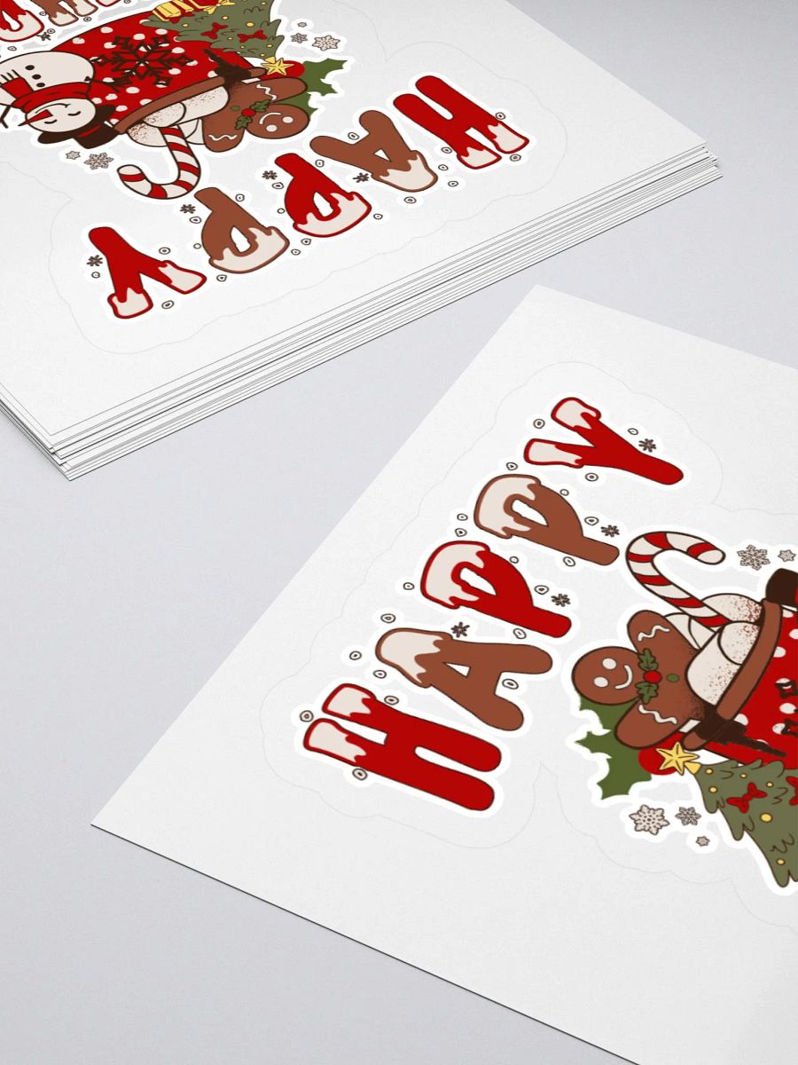 Happy Birthday (Christmas) Sticker product image (4)