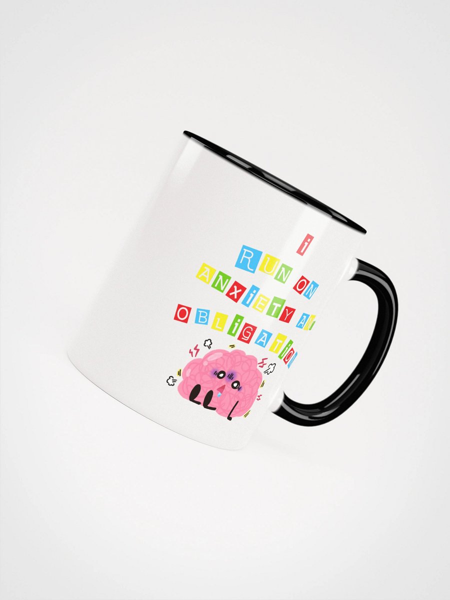 I Run On Anxiety And Obligation Accent Mug product image (8)