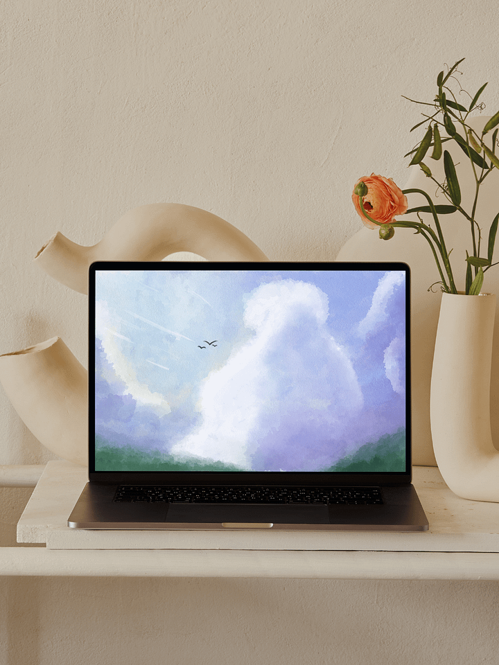 Watercolor Sky Desktop Wallpaper - 4K/UHD product image (1)