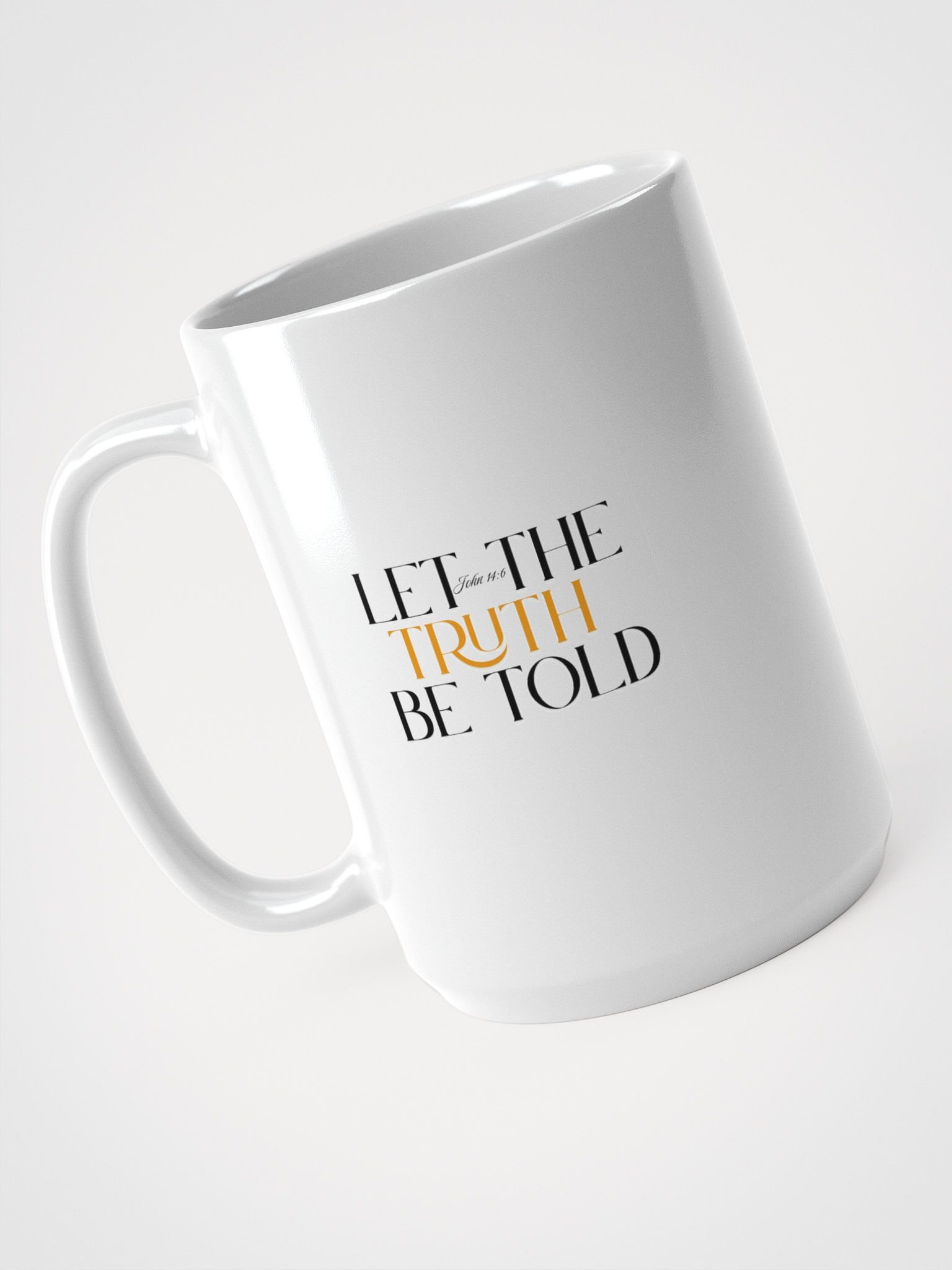GOLD TRUTH MUG- WHITE product image (2)