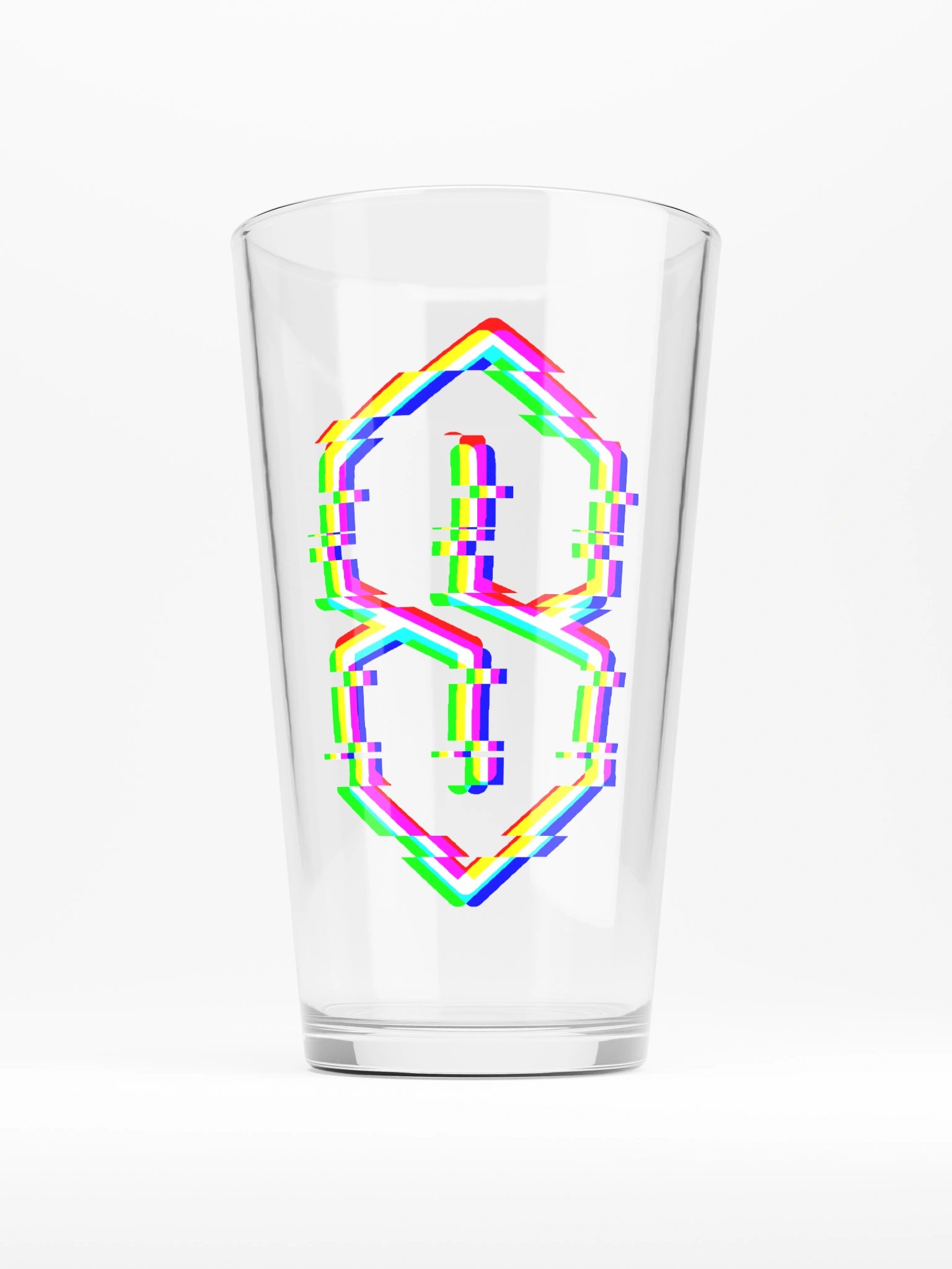 Glitch Era Pint Glass product image (1)