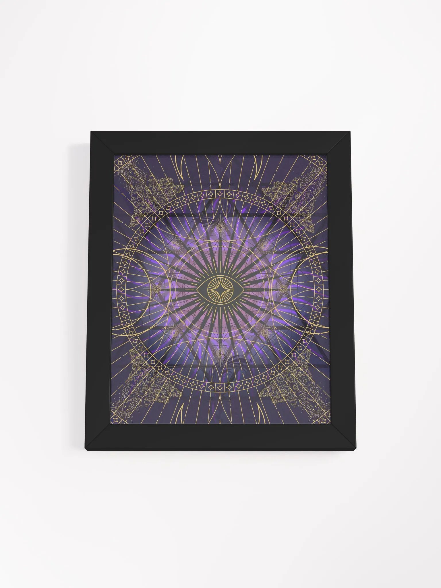Mystical Radiance Framed Poster product image (1)