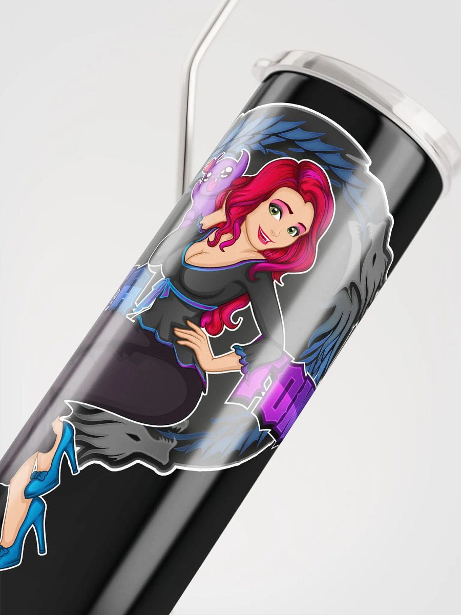 Stainless Steel Tumbler with Straw - Logo 2 product image (9)