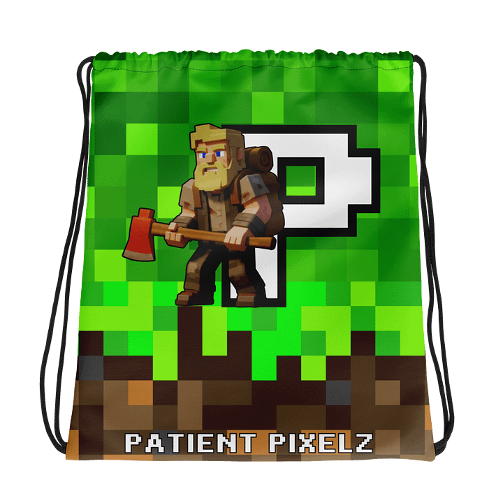 Patient PixelZ P Logo Drawstring Bag (PixelZ My Craft) product image (1)