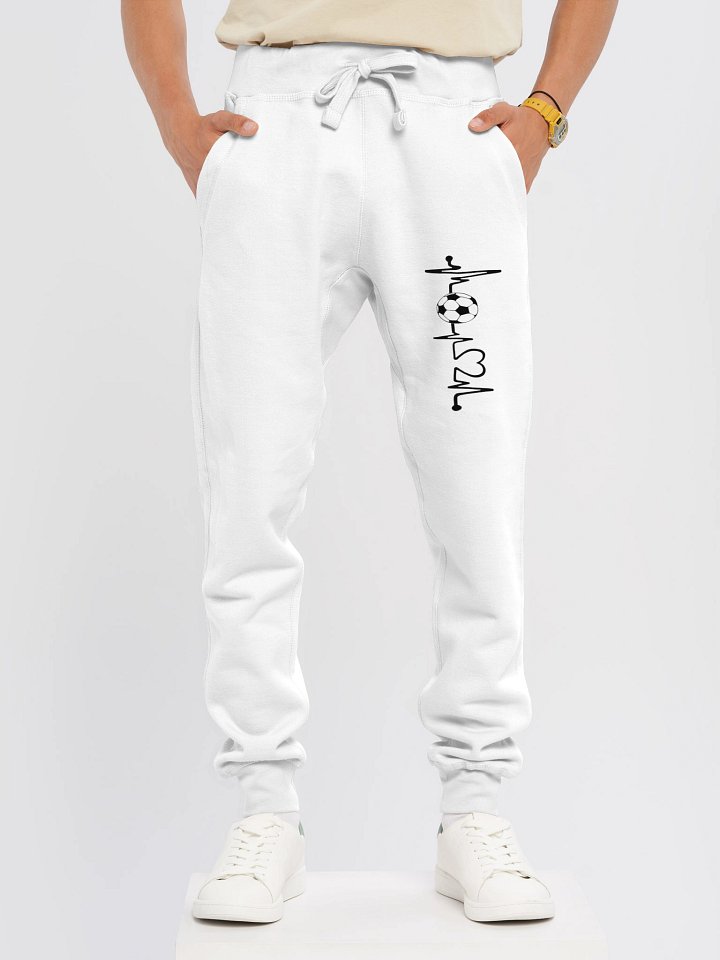 Soccer Heartbeat Graphic Lane Seven Fleece Joggers product image (1)