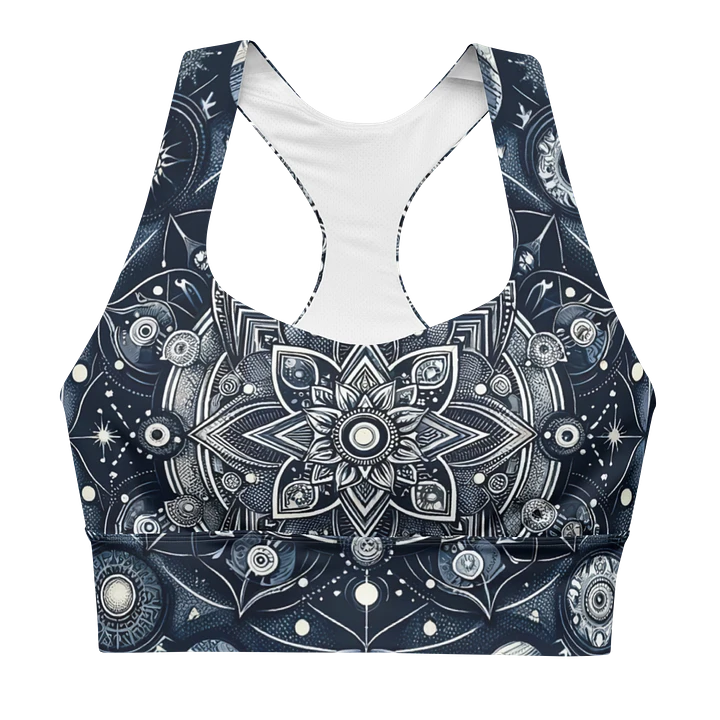 All-Over Print Longline Sports Bra product image (2)