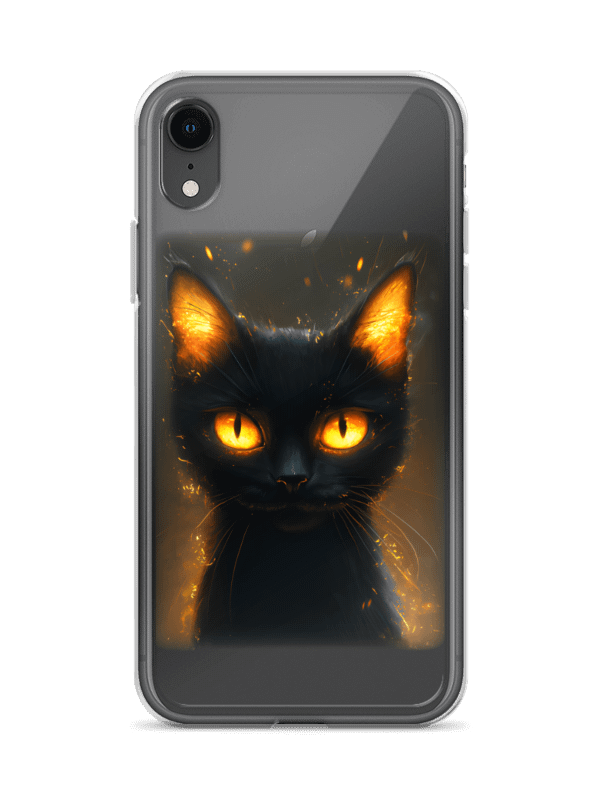 iPhone case with Fire Cat product image (5)