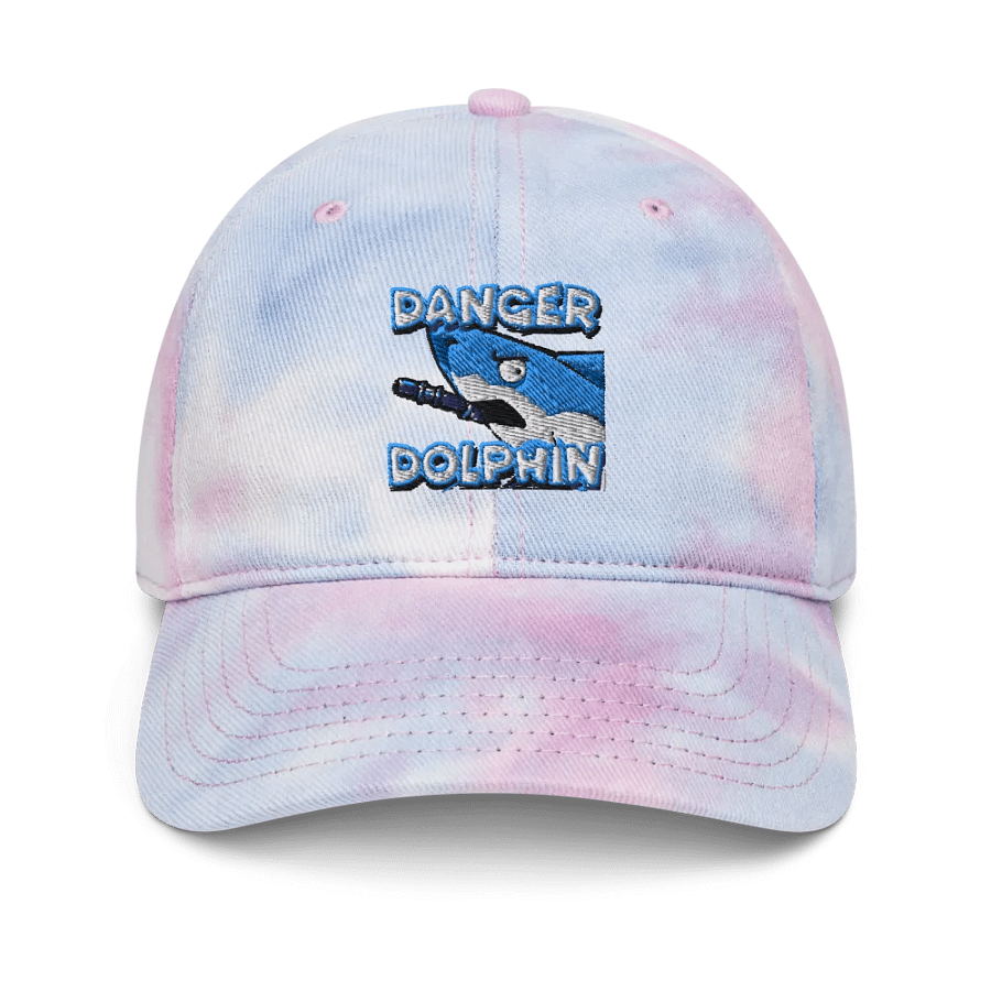 Danger Dolphin Tie-Dye Dad Hat product image (2)