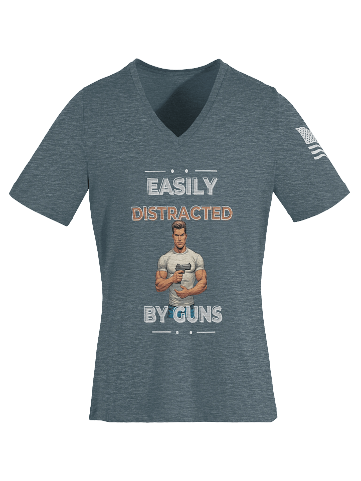 Easily Distracted by Guns - Women's T-Shirt product image (1)