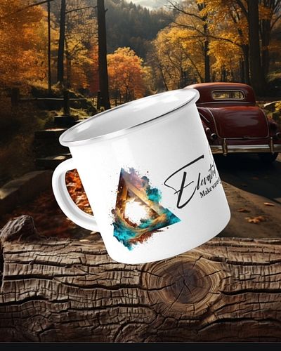 With its enamel layer and sublimation coating, it’s an essential companion for your camping trips.