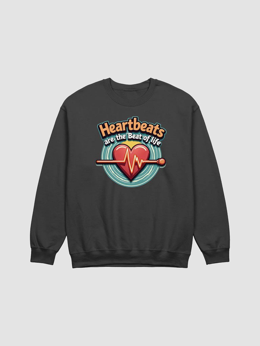 Lifebeat Heart EKG Crewneck Sweatshirt product image (9)