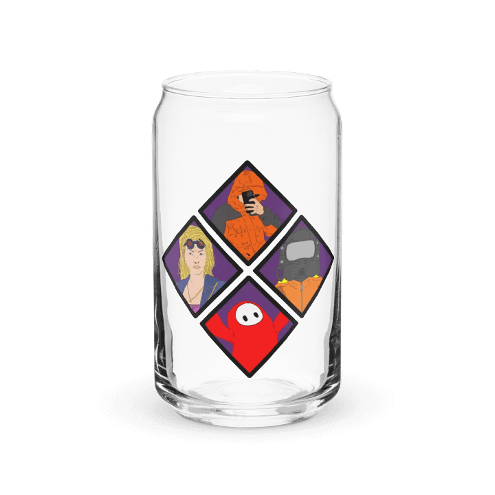 Glass Canopia: Illustrated Can-Shaped Glass Set product image (1)