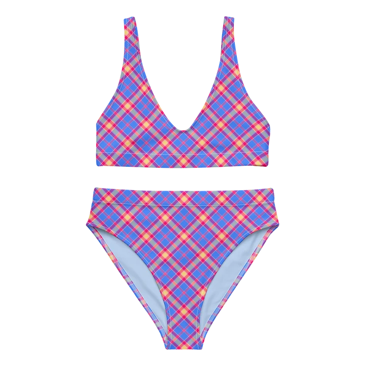 Bright Blue and Hot Pink Bikini product image (2)