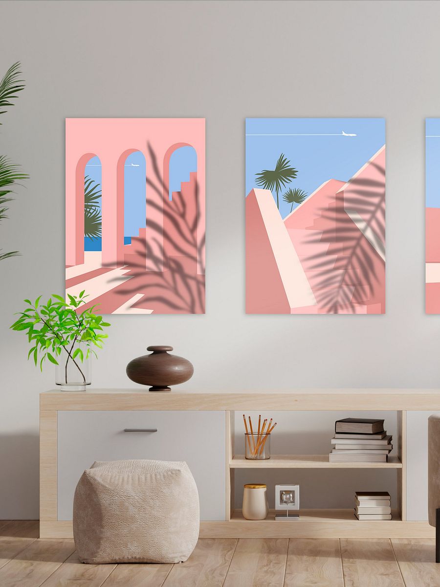 Boho travel art. Morocco poster #2 — boho travel poster product image (2)