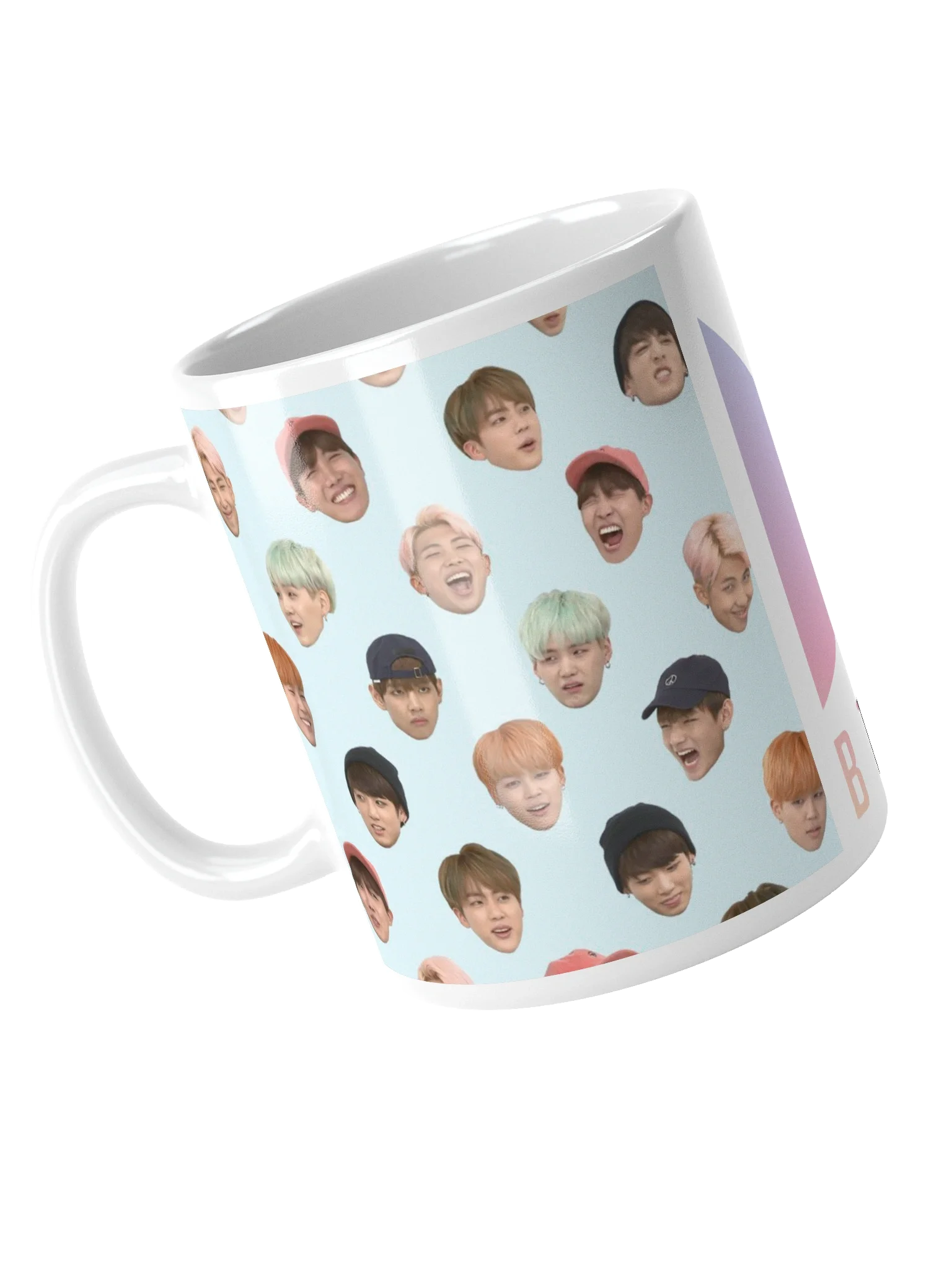 BTS Funny Faces Crescent Mug product image (4)