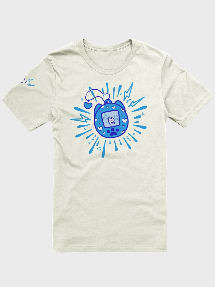 Lovely Digital Meow // T-Shirt - Blue - Light Mode product image (1)