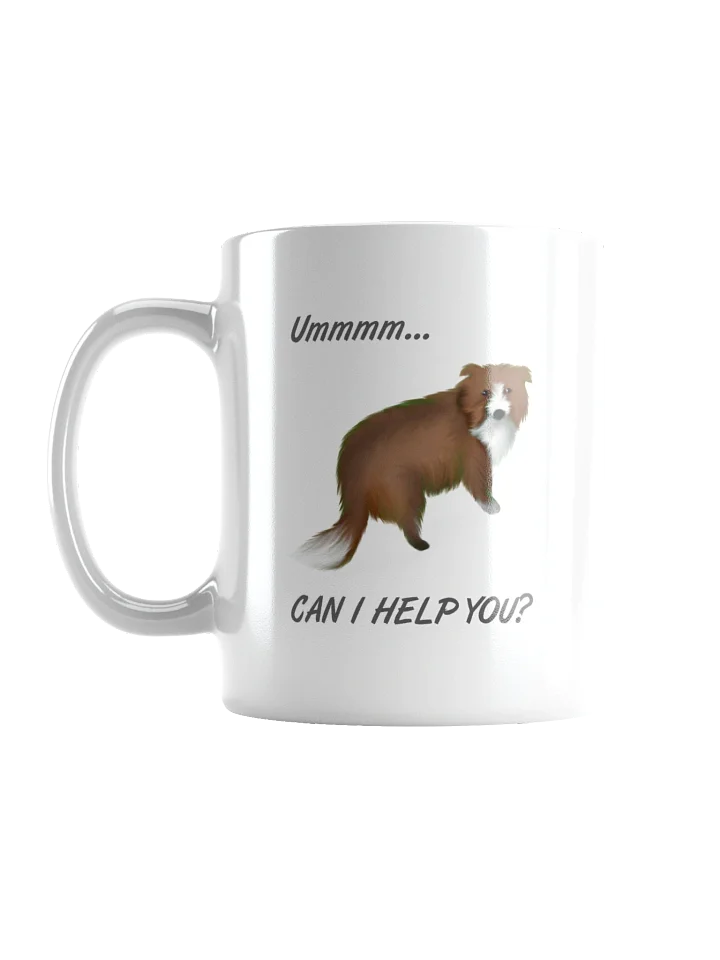 Ummm... Can I Help You? Funny White Glossy Mug product image (2)