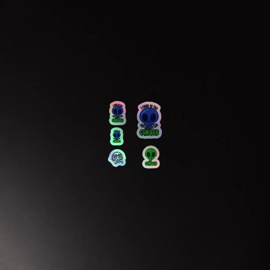 All I Got Was Cursed - Shaman - Holo Sticker Sheet product image (4)