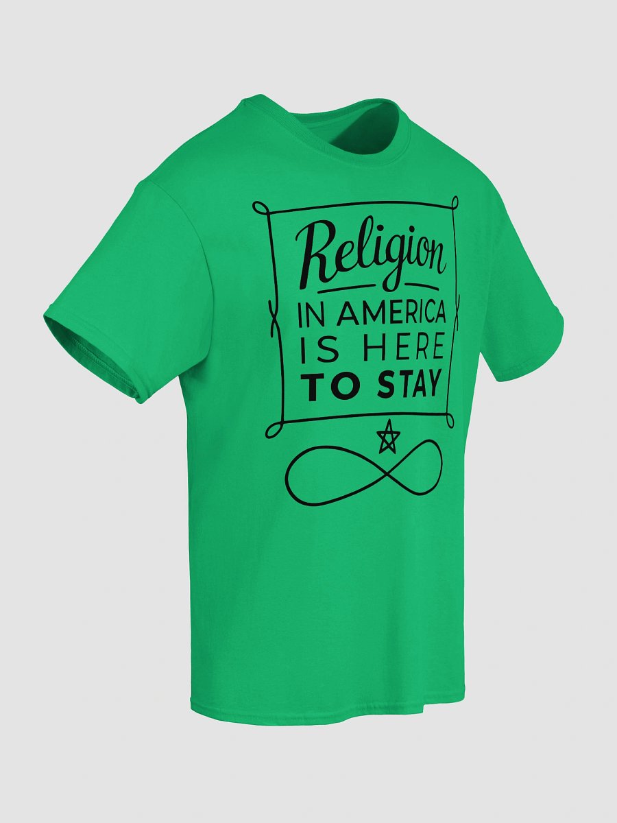 "Religion in America Is Here to Stay" Faith & Freedom Tee - Black Ink product image (8)