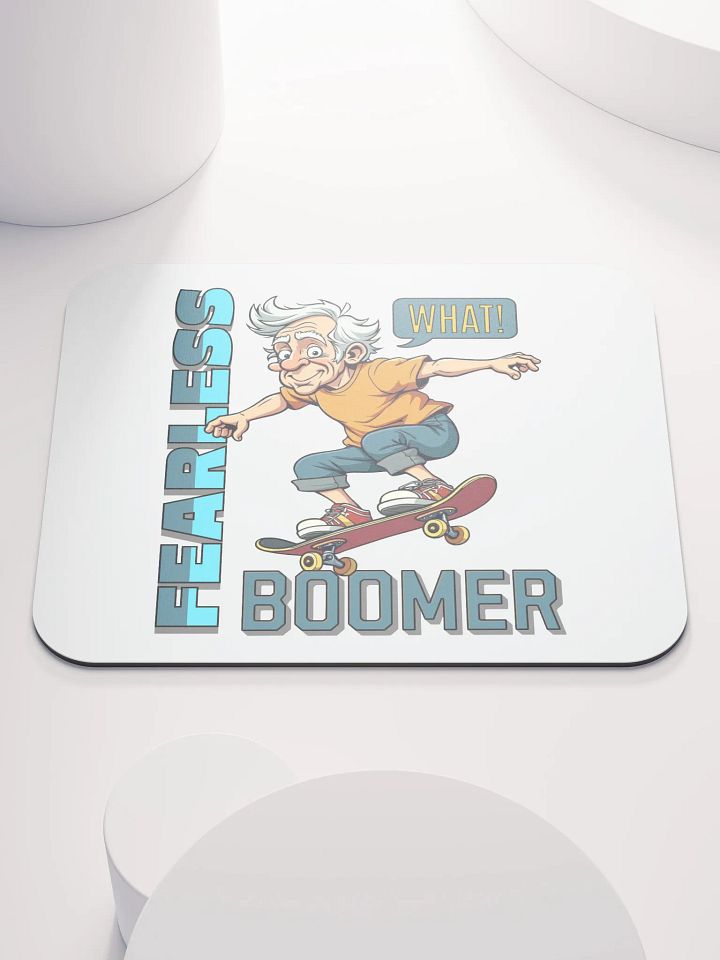 Fearless Boomer Skateboarding Energy Mouse Pad product image (2)
