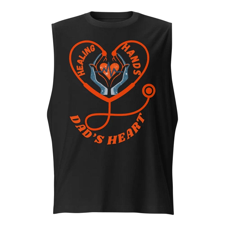 stethoscope, Healing Hands Dad's Heart Muscle Tank product image (1)