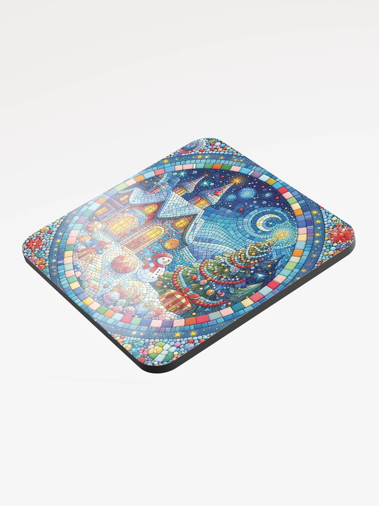 Holiday Mosaic Cork Coaster Set product image (3)