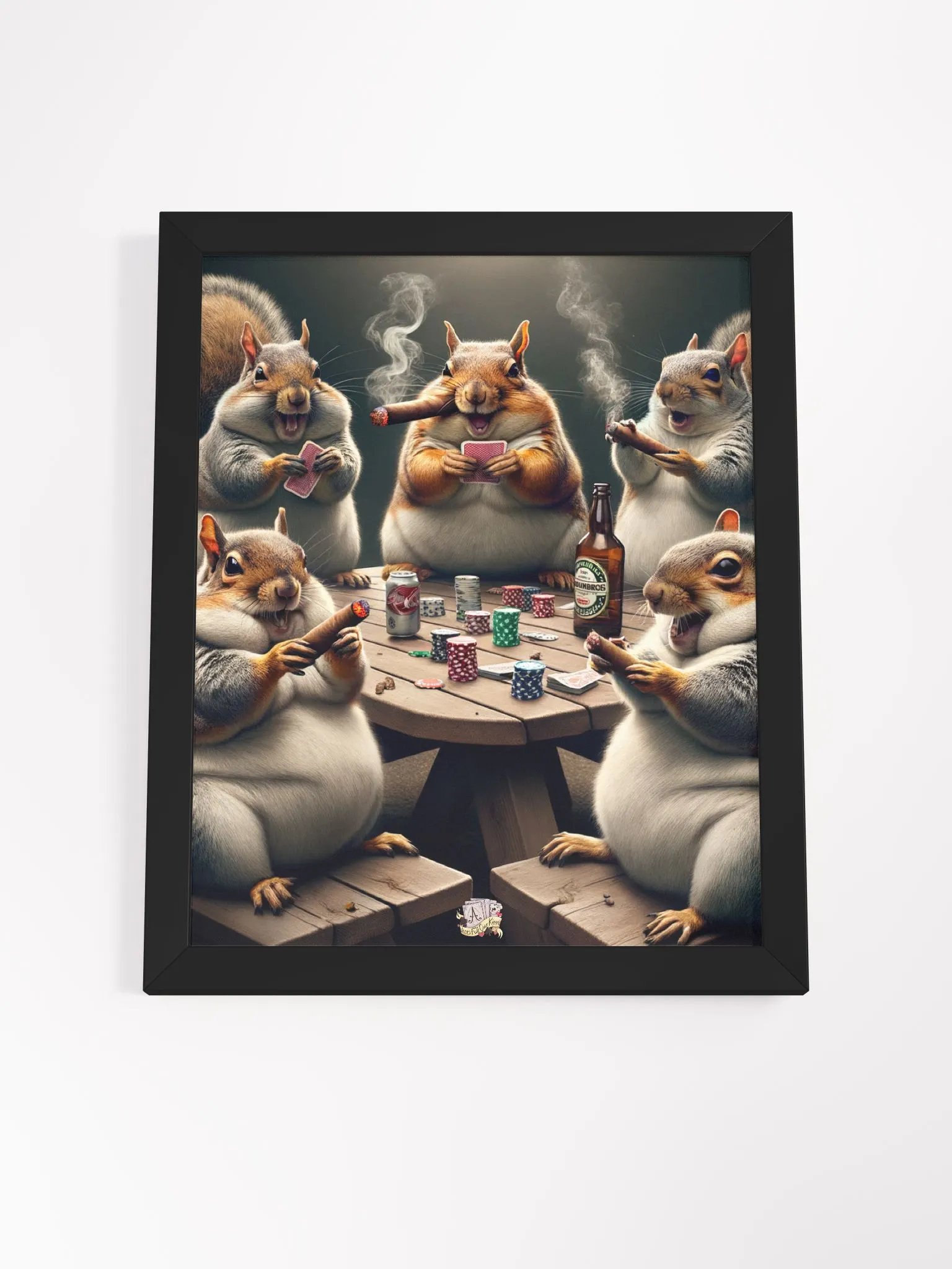 Squirrel Poker Print product image (4)
