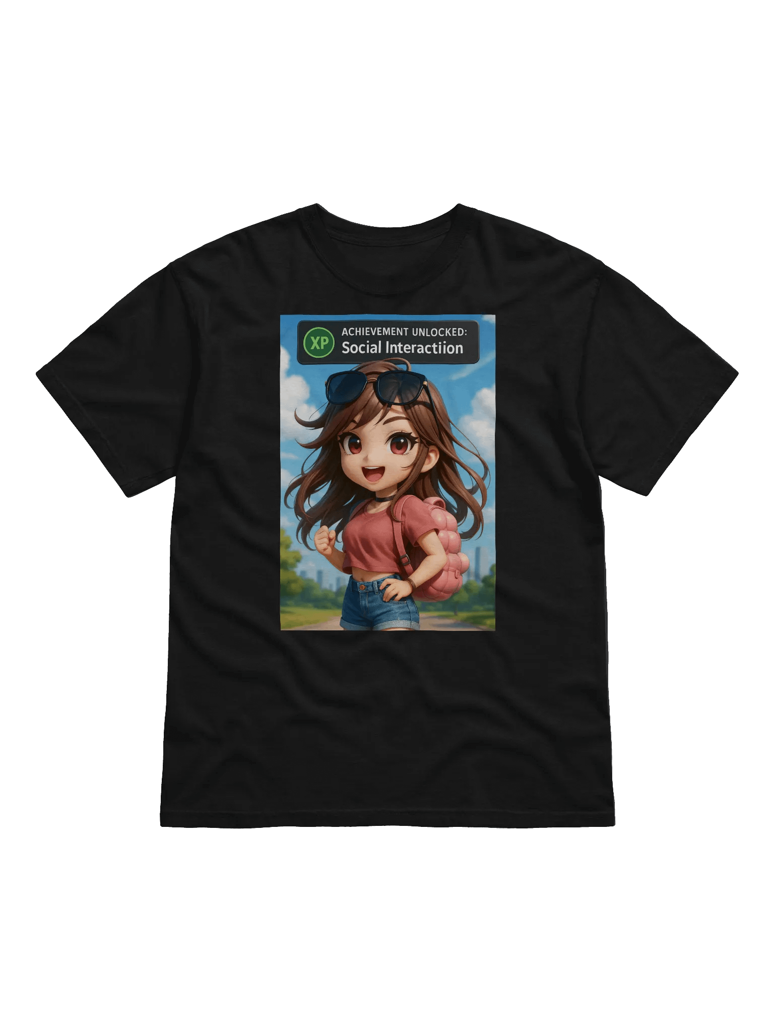 Achievement Unlocked: Social Interaction T-Shirt product image (7)