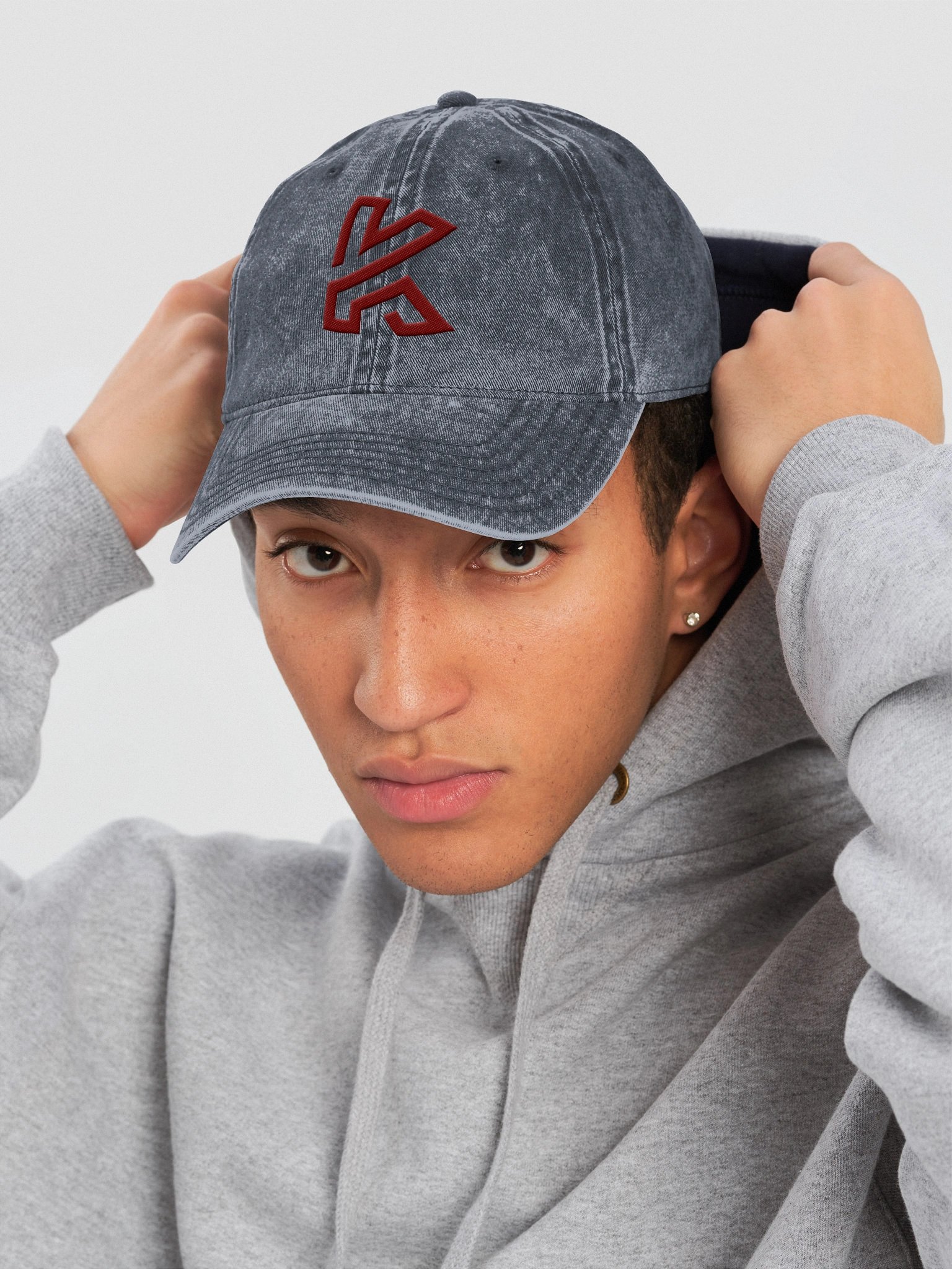 K Logo Vintage Wash Dad Hat product image (6)