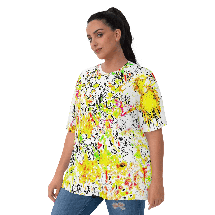 Abstract Vibrant Daisy Flower Women's T Shirt product image (7)