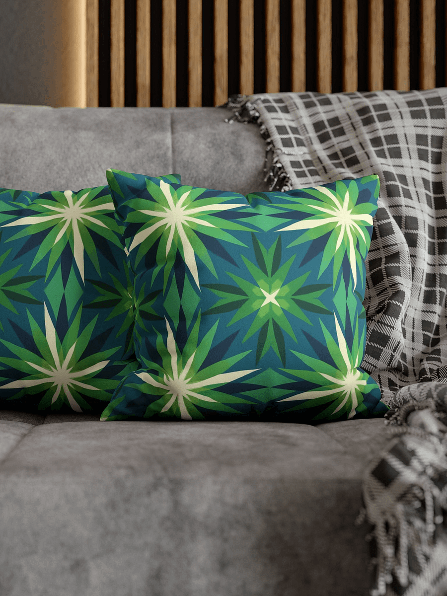 Green Vertex Modern All-Over Pillow product image (3)