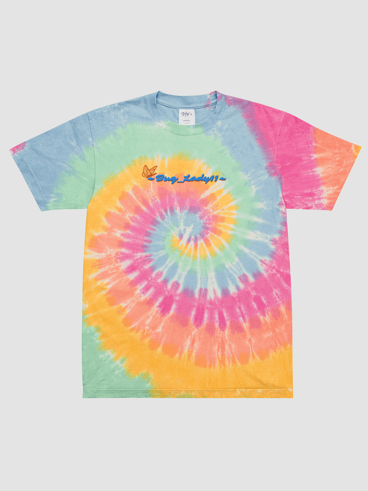 BugSWAG Bug_Lady11 Embroidered Rainbow Oversized Tie-Dye T-Shirt product image (1)