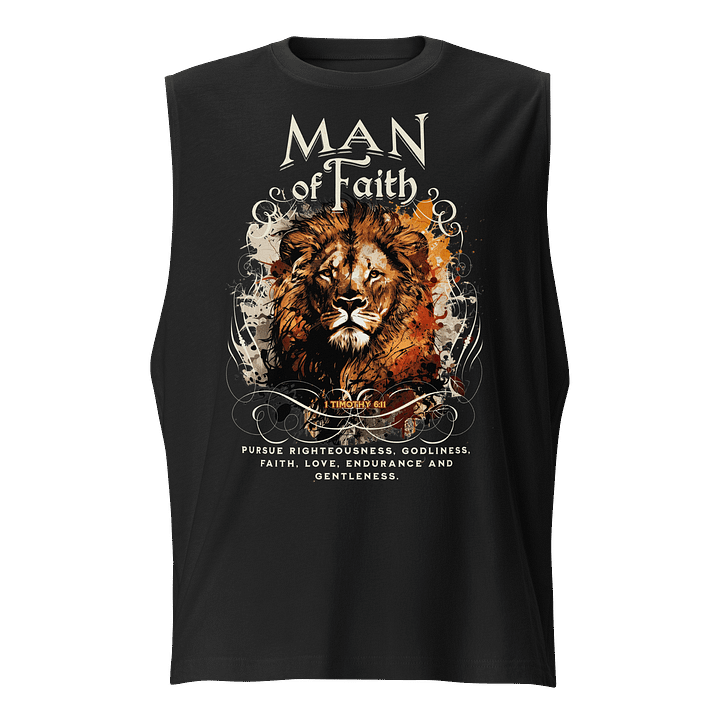 Lion of Faith Muscle Tank product image (1)