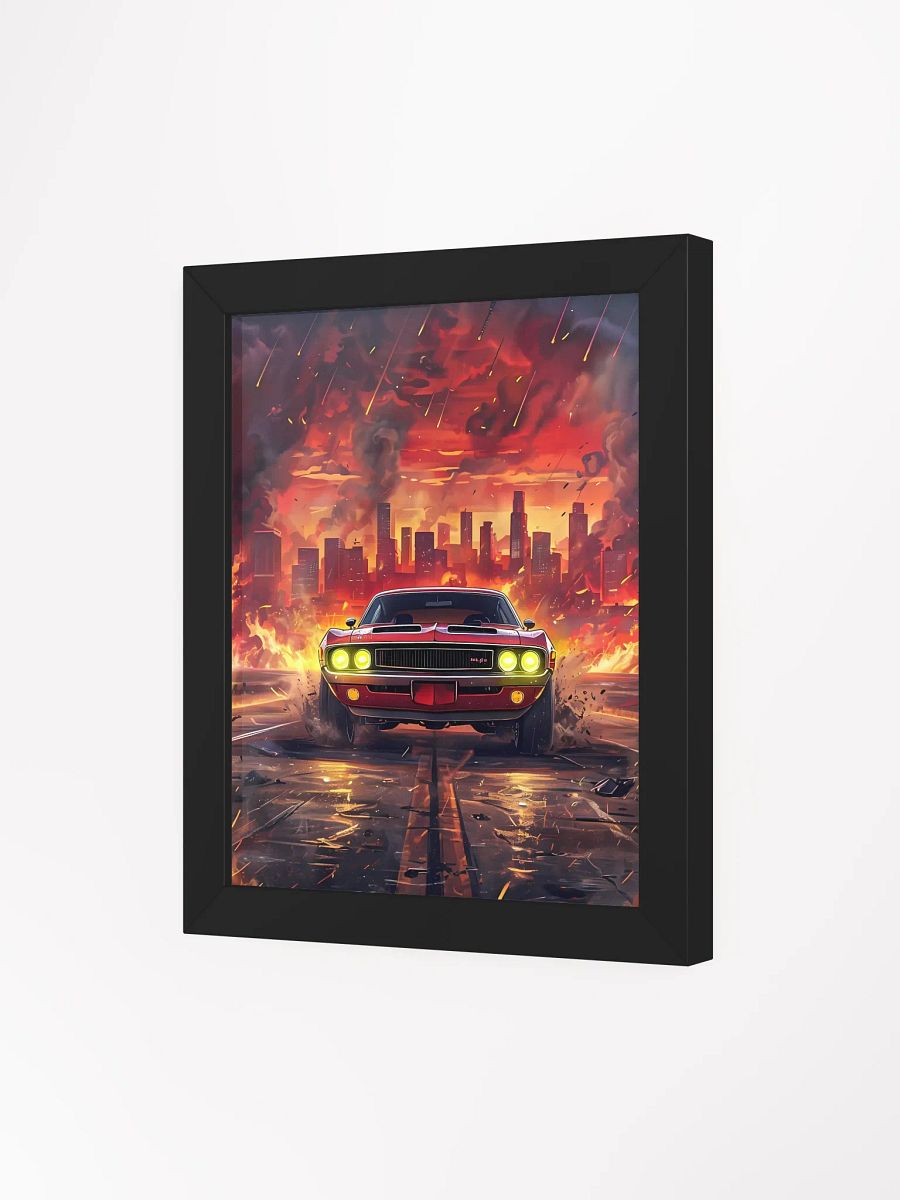 Chaos City Muscle Car Matte Poster product image (4)