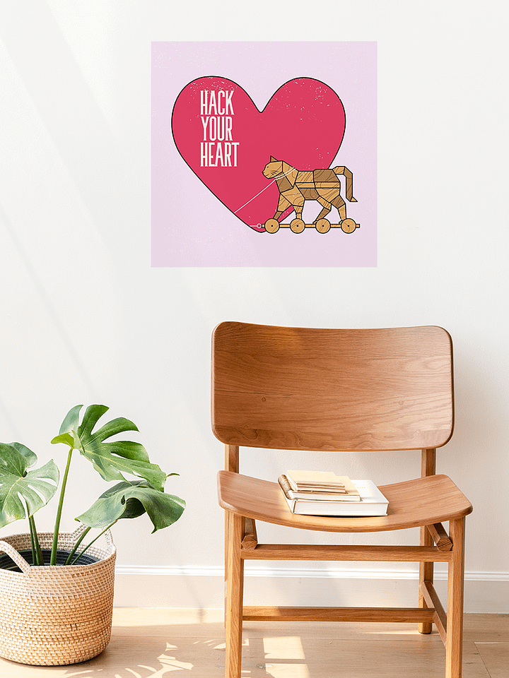 Hack Your Heart Art Print product image (6)
