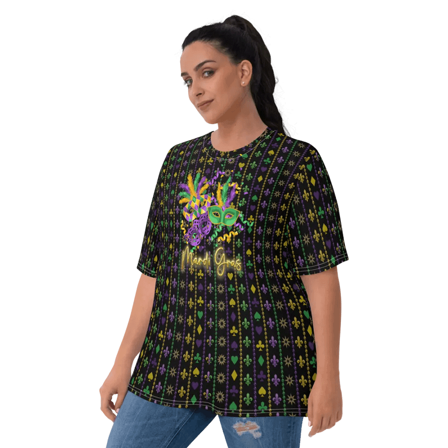Mardi Gra All Over Print T-shirt product image (4)